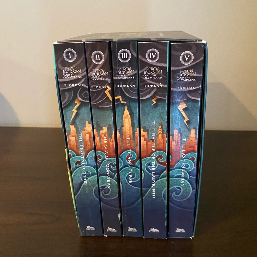 Percy Jackson and the Olympians 5 Book Paperback Boxed Set